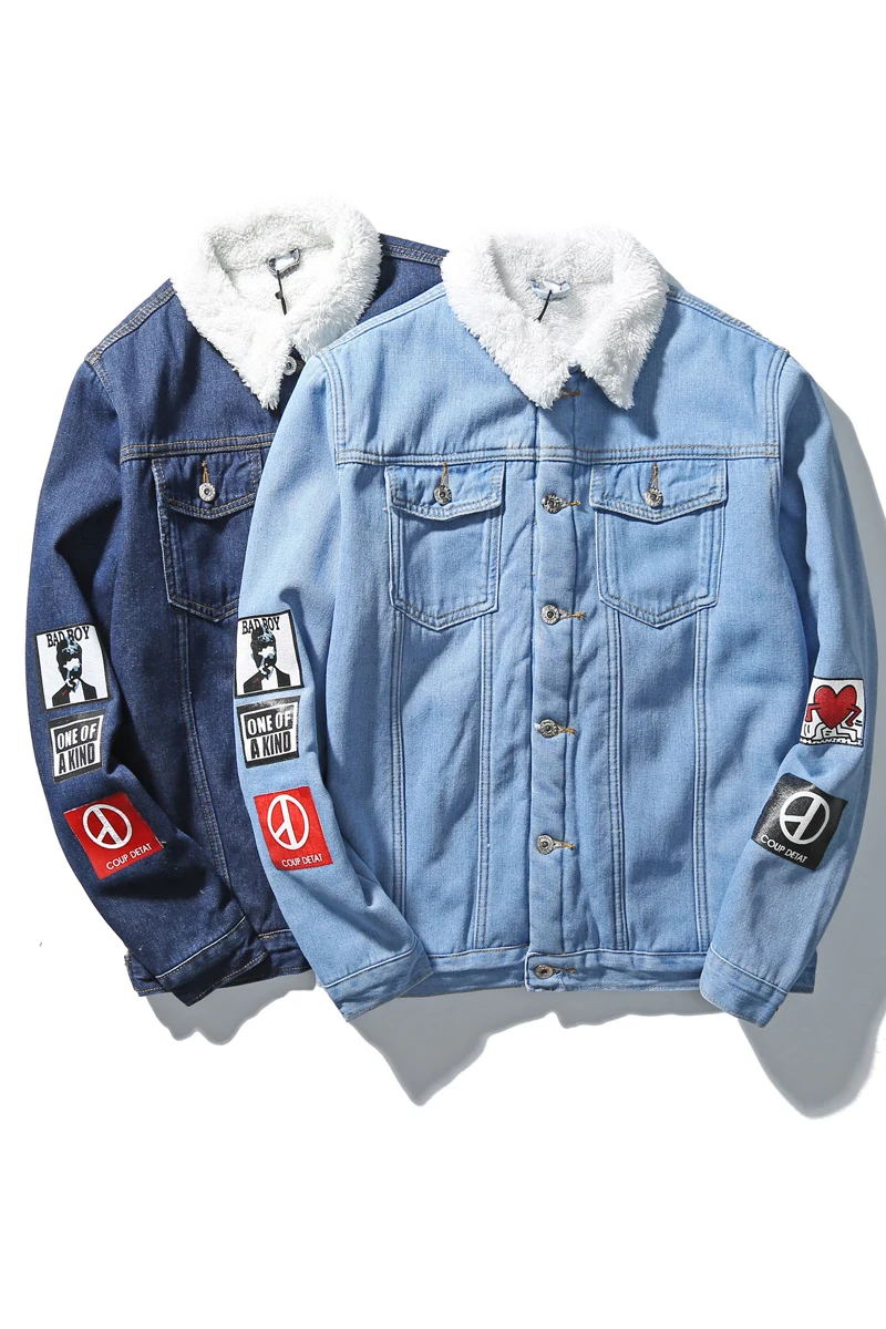 Men 's Cotton Wool Liner Velvet Warm Denim jackets 2016 New Male Fashion Outerwear Coats Large size Denim jackets
Men 's Cotton Wool Liner Velvet Warm Denim jackets 2016 New Male Fashion Outerwear Coats Large size Denim jackets