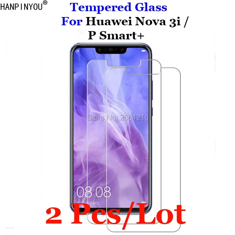 2 шт./лот для Huawei P Smart Plus/Nova 3i Nova3i переднее жесткое закаленное стекло 9H 2.5D Премиум