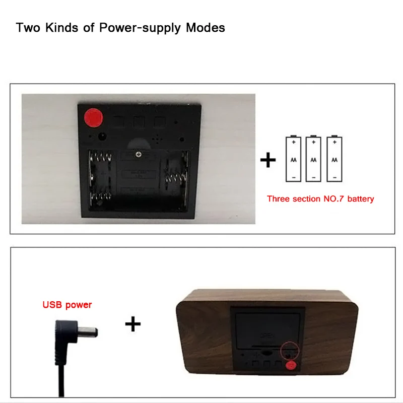 Wooden LED Alarm Clock with Temperature Sounds Control Calendar LED Display Electronic Desktop Digital Table Clocks FBE3
Wooden LED Alarm Clock with Temperature Sounds Control Calendar LED Display Electronic Desktop Digital Table Clocks FBE3