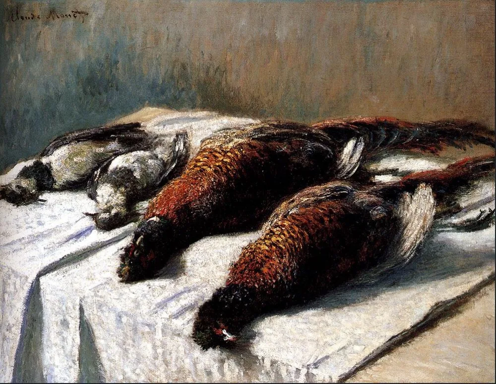 High quality Oil painting Canvas Reproductions Pheasants And Plovers (1879) By Claude Monet Painting hand painted
High quality Oil painting Canvas Reproductions Pheasants And Plovers (1879) By Claude Monet Painting hand painted