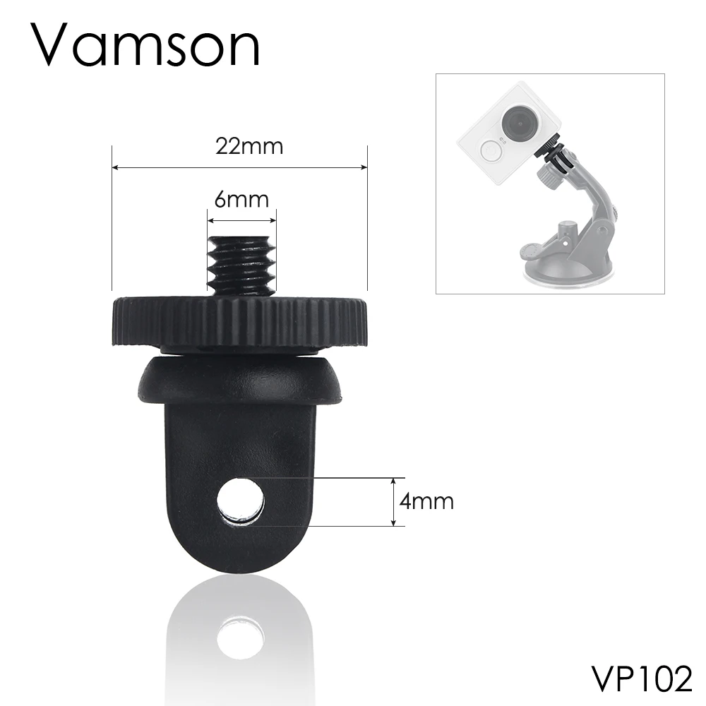 Vamson for Go Pro Accessories Mini Tripod Screw Mount Adapter With 1/4" Screw Monopod For GoPro Hero 3+ for Xiaomi for yi VP102
Vamson for Go Pro Accessories Mini Tripod Screw Mount Adapter With 1/4" Screw Monopod For GoPro Hero 3+ for Xiaomi for yi VP102