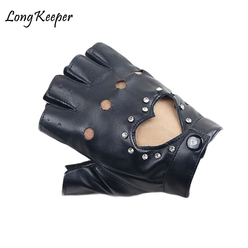 Модные женские перчатки Long Keeper на полпальца для вождения, перчатки без пальцев из искусственной кожи, женские перчатки на полпальца, черные, розовые, синие
Модные женские перчатки Long Keeper на полпальца для вождения, перчатки без пальцев из искусственной кожи, женские перчатки на полпальца, черные, розовые, синие