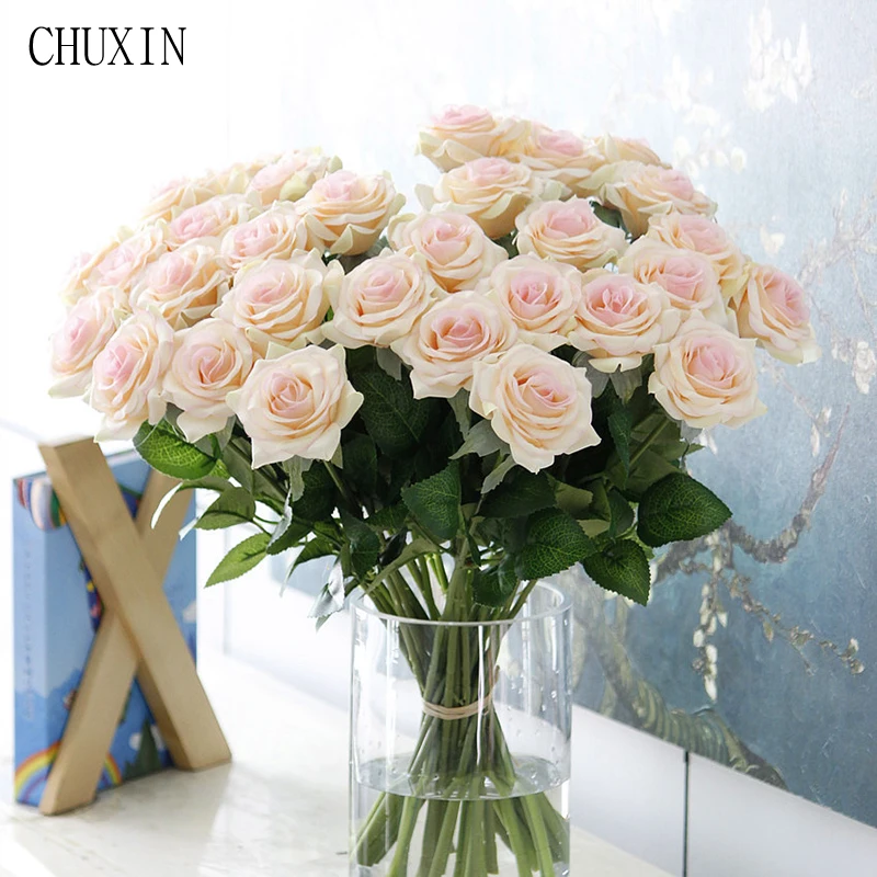 NEW 25pcs/lot New Artificial Flowers Rose Peony Flower Home Decoration Wedding Bridal Bouquet Flower High Quality 9 Colors
NEW 25pcs/lot New Artificial Flowers Rose Peony Flower Home Decoration Wedding Bridal Bouquet Flower High Quality 9 Colors