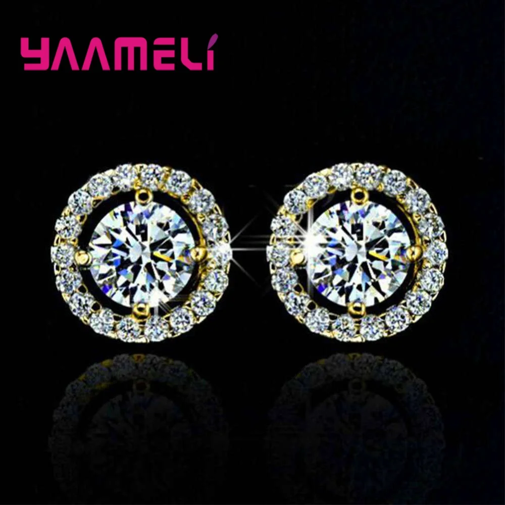 New Listing Fashion 925 Sterling Silver Simple Shiny Little Crystal Stud Earrings Birthday Party/Christmas Gifts For Women/Lady
New Listing Fashion 925 Sterling Silver Simple Shiny Little Crystal Stud Earrings Birthday Party/Christmas Gifts For Women/Lady