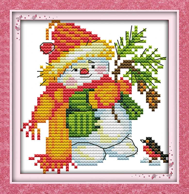 Christmas snowman cross stitch kit cartoon 14ct 11ct count print canvas stitches embroidery DIY handmade needlework plus
Christmas snowman cross stitch kit cartoon 14ct 11ct count print canvas stitches embroidery DIY handmade needlework plus
