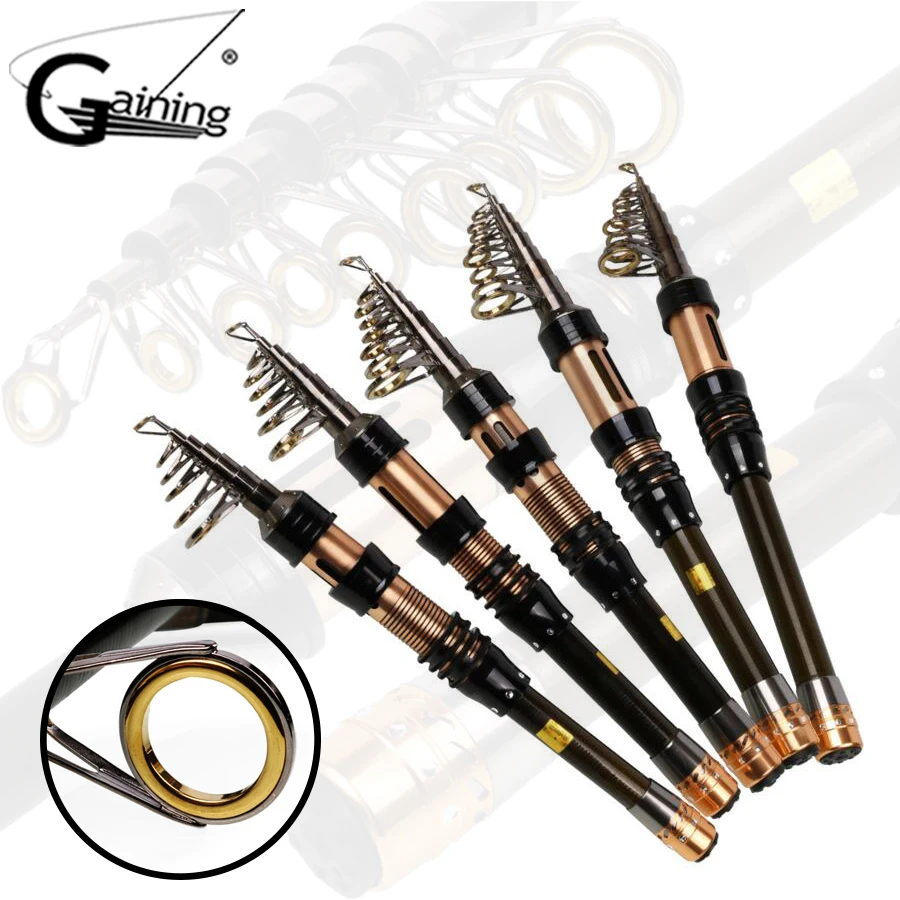 Gaining telescopic fishing rod spinning travel rod 1.3m 1.5m 1.8m 2.1m 2.4m vara de pesca carp feeder pole
Gaining telescopic fishing rod spinning travel rod 1.3m 1.5m 1.8m 2.1m 2.4m vara de pesca carp feeder pole