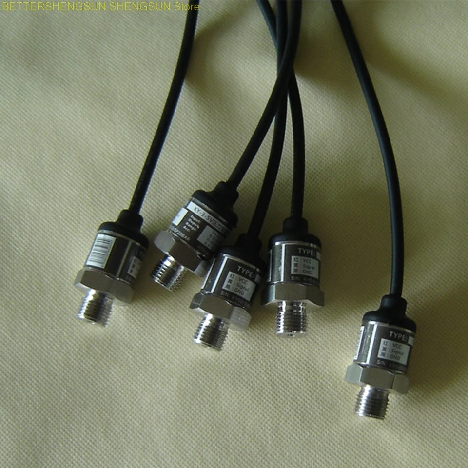 Stainless steel plastic shell lead type pressure sensor third line 0.4MPa pressure transmitter 4Bar
Stainless steel plastic shell lead type pressure sensor third line 0.4MPa pressure transmitter 4Bar