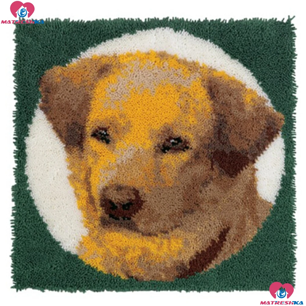 Dog Latch Hook kits Pillow Unfinished kits Handmade Embroidery Printed Canvas set Cushion Latch Hook Rug Kits DIY Needlework set
Dog Latch Hook kits Pillow Unfinished kits Handmade Embroidery Printed Canvas set Cushion Latch Hook Rug Kits DIY Needlework set
