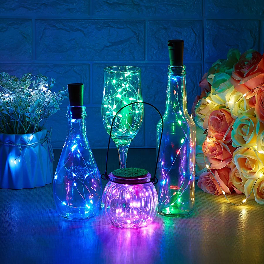 10pcs/lot 75CM 1M 2M Copper Wire LED String Light with Bottle Stopper for Glass Craft Bottle Christmas Wedding Decoration light
10pcs/lot 75CM 1M 2M Copper Wire LED String Light with Bottle Stopper for Glass Craft Bottle Christmas Wedding Decoration light