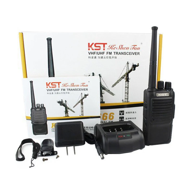 2pcs New Two Way Radio KST K-666 Black Walkie Talkie UHF 400-470MHz 8W 16CH 3500mAh VOX Wired Clone Portable Two-Way Radio
2pcs New Two Way Radio KST K-666 Black Walkie Talkie UHF 400-470MHz 8W 16CH 3500mAh VOX Wired Clone Portable Two-Way Radio