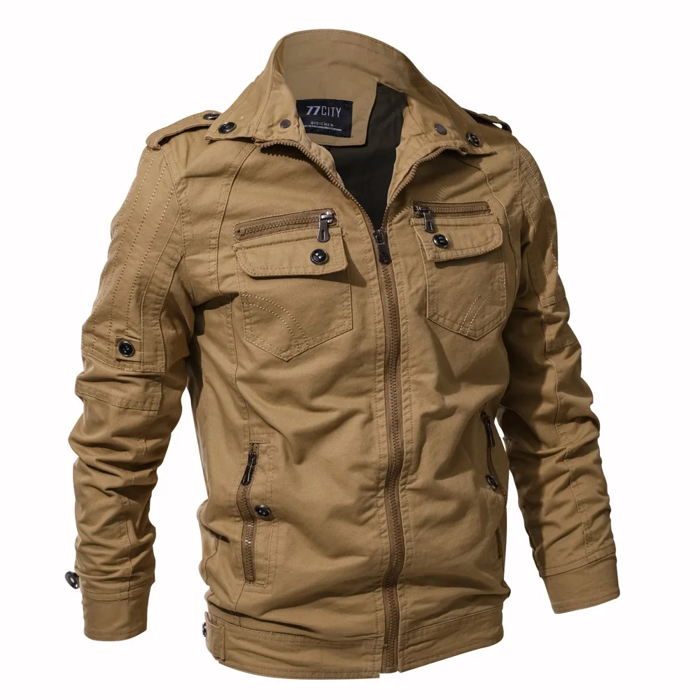 b Casual Men's Military Pilot Bomber Jackets Spring Autumn Army Mens Air Force Flight Coats Outerwear Plus Size 6XL
b Casual Men's Military Pilot Bomber Jackets Spring Autumn Army Mens Air Force Flight Coats Outerwear Plus Size 6XL
