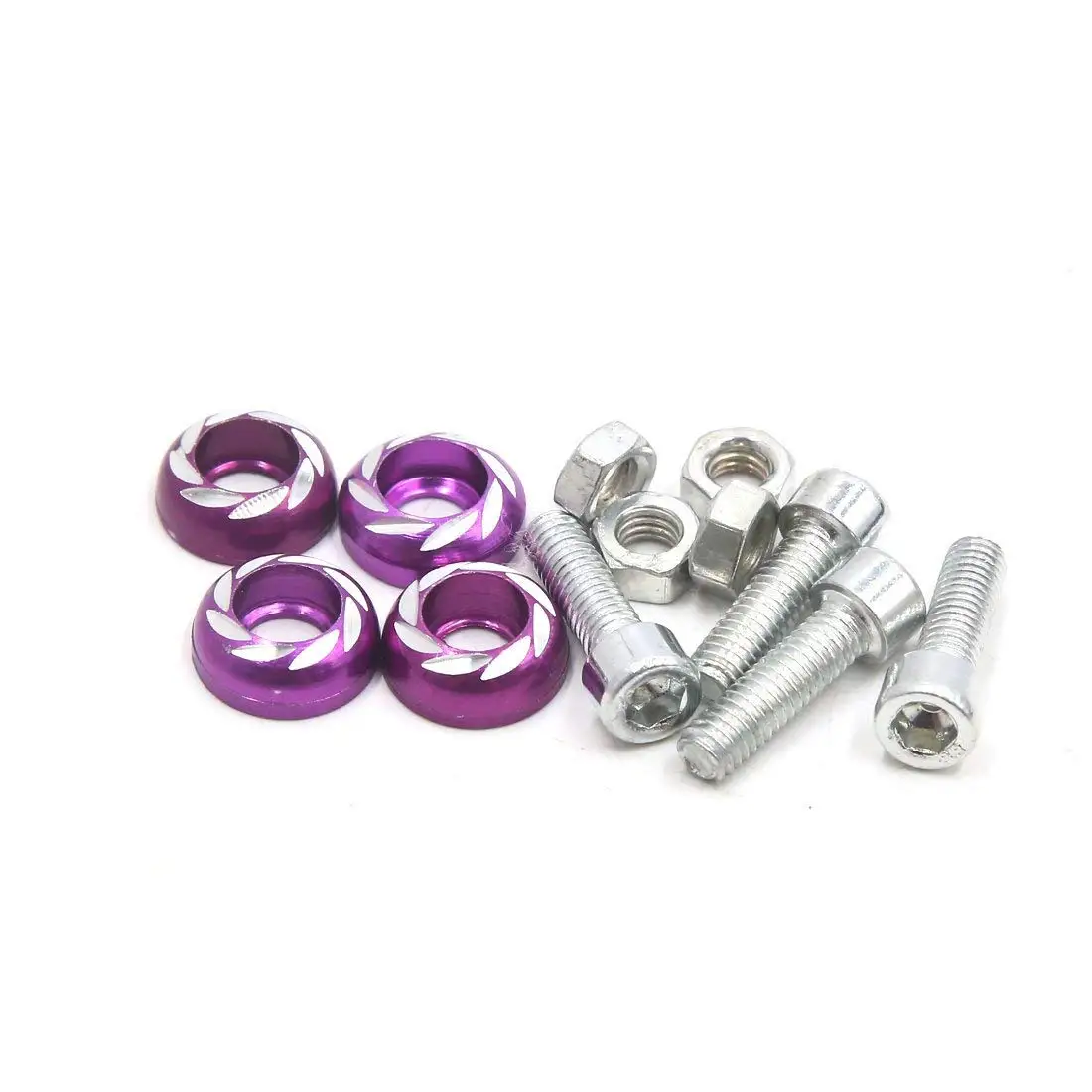 Uxcell 4Pcs M6 x 20mm Carved Style Motorcycle License Plate Frame Bolts Screws Purple
Uxcell 4Pcs M6 x 20mm Carved Style Motorcycle License Plate Frame Bolts Screws Purple