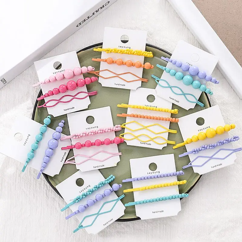 2019New 1SET Korea Resin Candy Color Geometric Irregular Hair Clips For Women Handmade Braided Beads Hair Clips Hair Accessories
2019New 1SET Korea Resin Candy Color Geometric Irregular Hair Clips For Women Handmade Braided Beads Hair Clips Hair Accessories