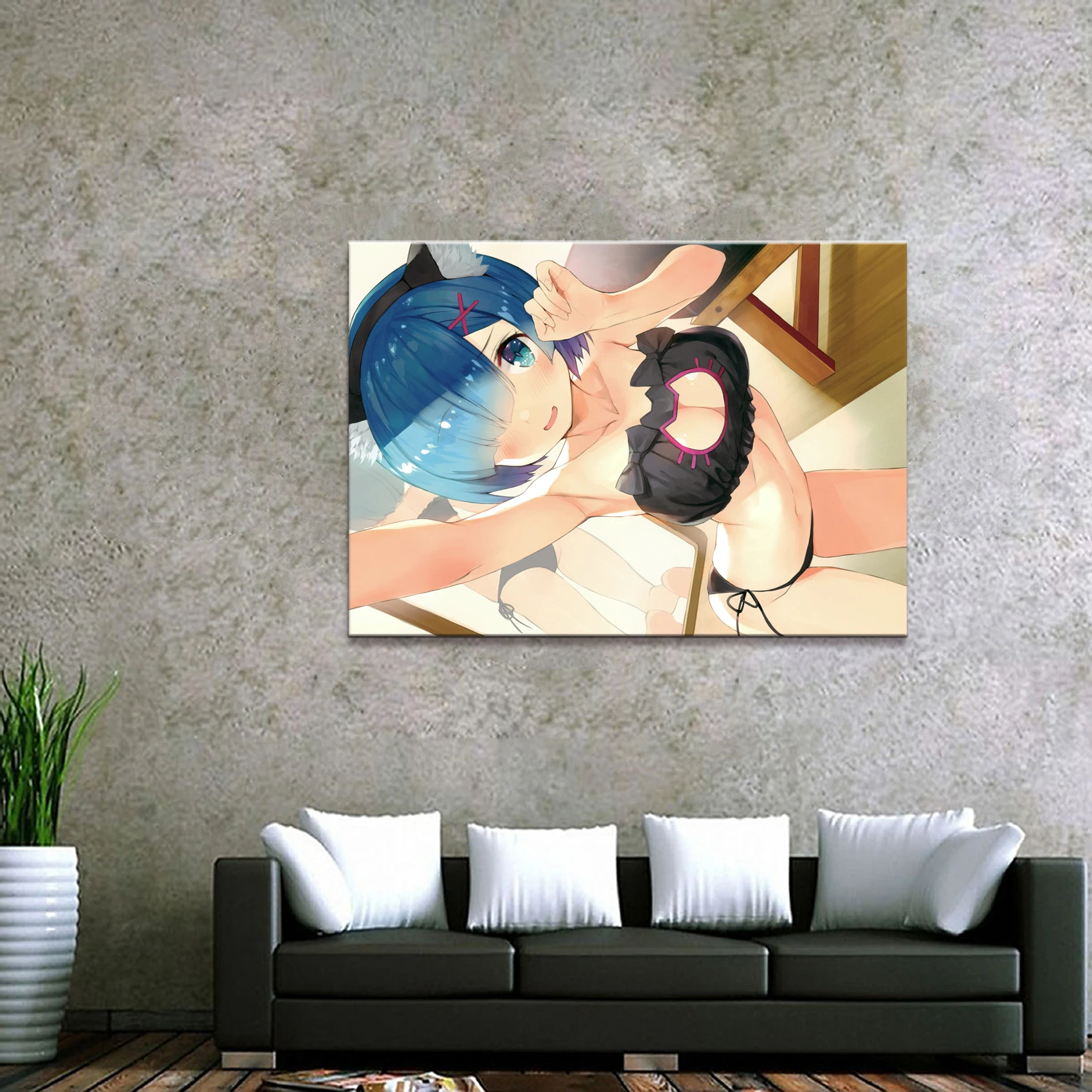Home Decor Canvas 1 Piece Cute Sexy Anime Re Life in a Different World from Zero Rem Posters and Prints Painting Home Decoration
Home Decor Canvas 1 Piece Cute Sexy Anime Re Life in a Different World from Zero Rem Posters and Prints Painting Home Decoration