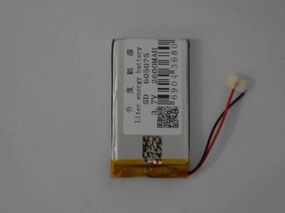 Factory outlets can string lighting and mobile power backup power dedicated lithium polymer battery 605075 2600mah
Factory outlets can string lighting and mobile power backup power dedicated lithium polymer battery 605075 2600mah