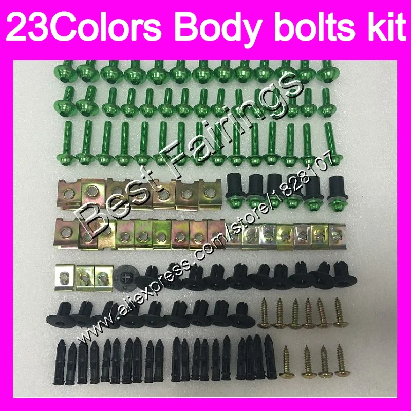 Fairing bolts full screw kit For YAMAHA YZFR1 98 99 YZF R1 YZF 1000 YZF-1000 YZF1000 YZF-R1 1998 1999 Complete Body screws Nuts
Fairing bolts full screw kit For YAMAHA YZFR1 98 99 YZF R1 YZF 1000 YZF-1000 YZF1000 YZF-R1 1998 1999 Complete Body screws Nuts