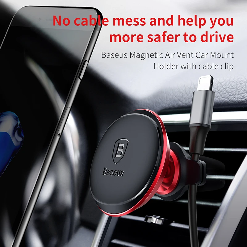 Baseus Car Phone Holder for iPhone X 8 Samsung GPS Mobile Phone 360 Degree Universal Magnetic Holder Stand Car Air Vent Mount
Baseus Car Phone Holder for iPhone X 8 Samsung GPS Mobile Phone 360 Degree Universal Magnetic Holder Stand Car Air Vent Mount