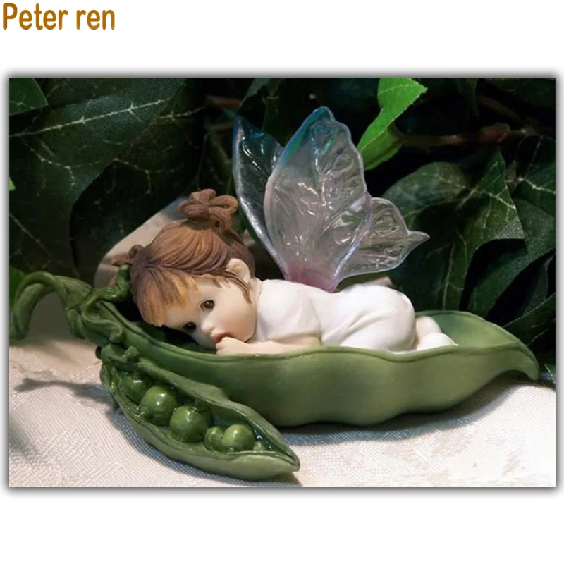 Peter ren Diamond painting Beauty cross stitch kit portrait Square\Round mosaic Rhinestone Full embroidery Little angel pea girl
Peter ren Diamond painting Beauty cross stitch kit portrait Square\Round mosaic Rhinestone Full embroidery Little angel pea girl