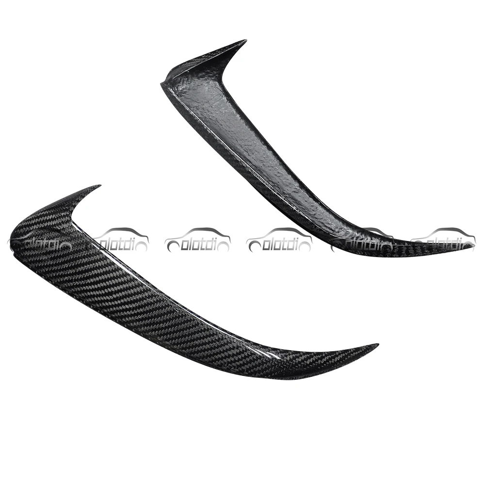 W117 AMG & CLA45 Стайлинг автомобиля натуральное углеродное волокно задний бампер Canard