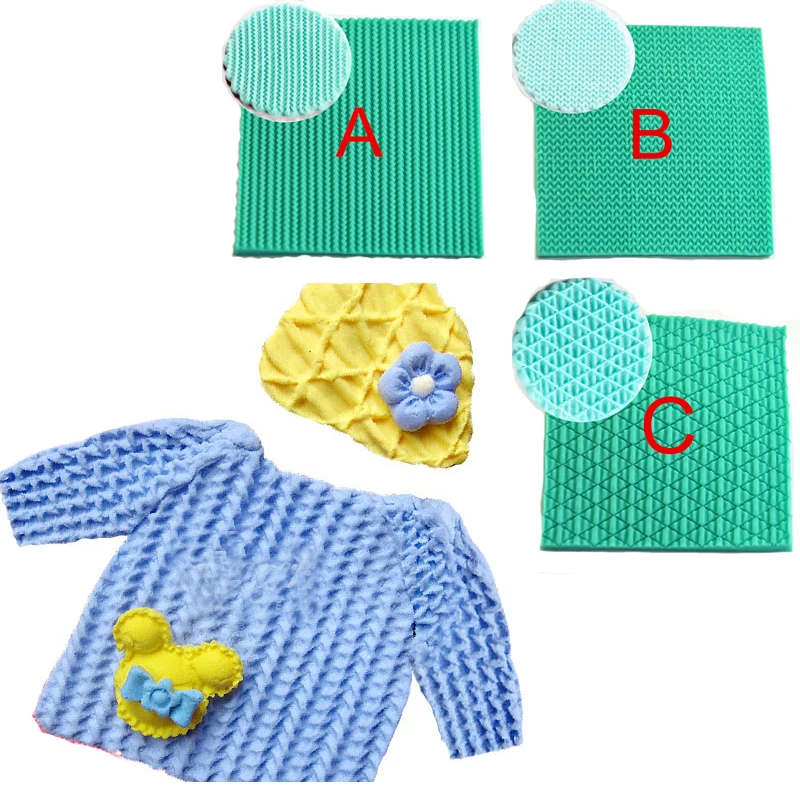 3pcs Knitting Silicone Cake Mould Set Baby Fondant Decorating Tools Gum Paste Clay Mold JH179
3pcs Knitting Silicone Cake Mould Set Baby Fondant Decorating Tools Gum Paste Clay Mold JH179