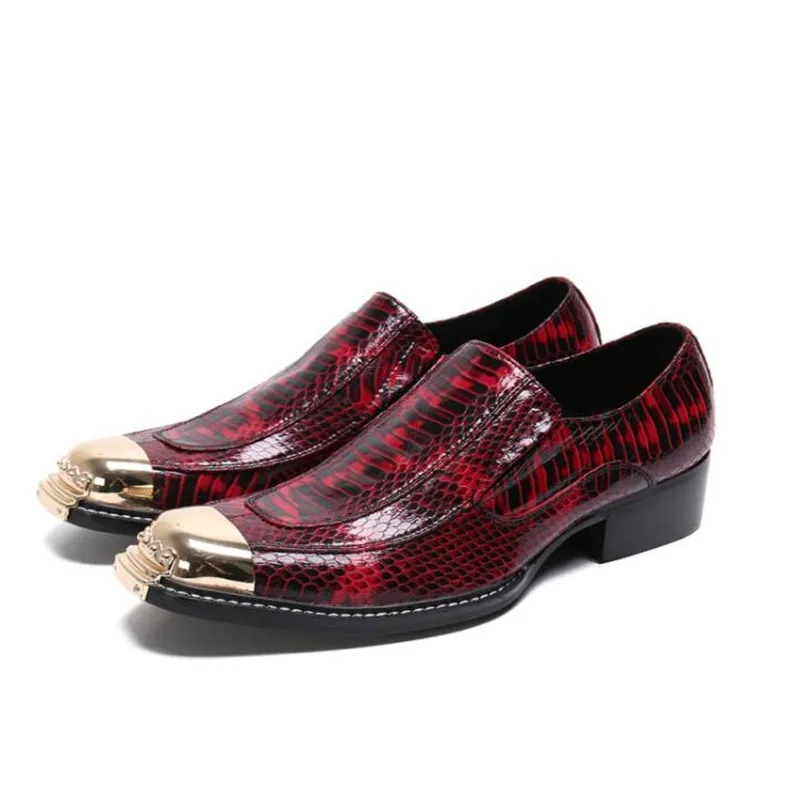 Hot Sale New Red Snakeskin Men Oxford Business Shoes Party Wedding Square Head Slip-On Shoes Office Career Men's Luxury Flats
Hot Sale New Red Snakeskin Men Oxford Business Shoes Party Wedding Square Head Slip-On Shoes Office Career Men's Luxury Flats