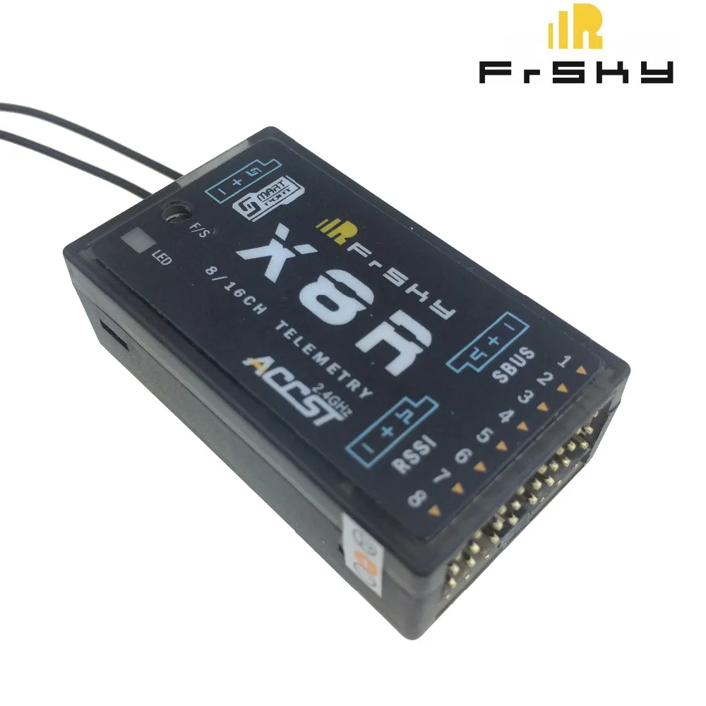 FrSky X8R 2.4Ghz 8/16Ch S.BUS Smart Port Telemetry Receiver for Taranis Q X7 X9D plus
FrSky X8R 2.4Ghz 8/16Ch S.BUS Smart Port Telemetry Receiver for Taranis Q X7 X9D plus