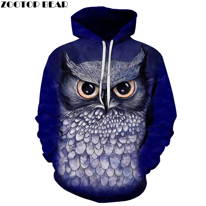 Funny Owl Sweatshirts Men Women Hoodies Brand Tracksuit 3D Pullover Prints Hoody Streetwear Coat 6xl Cloth Drop Ship ZOOTOP BEAR
Funny Owl Sweatshirts Men Women Hoodies Brand Tracksuit 3D Pullover Prints Hoody Streetwear Coat 6xl Cloth Drop Ship ZOOTOP BEAR