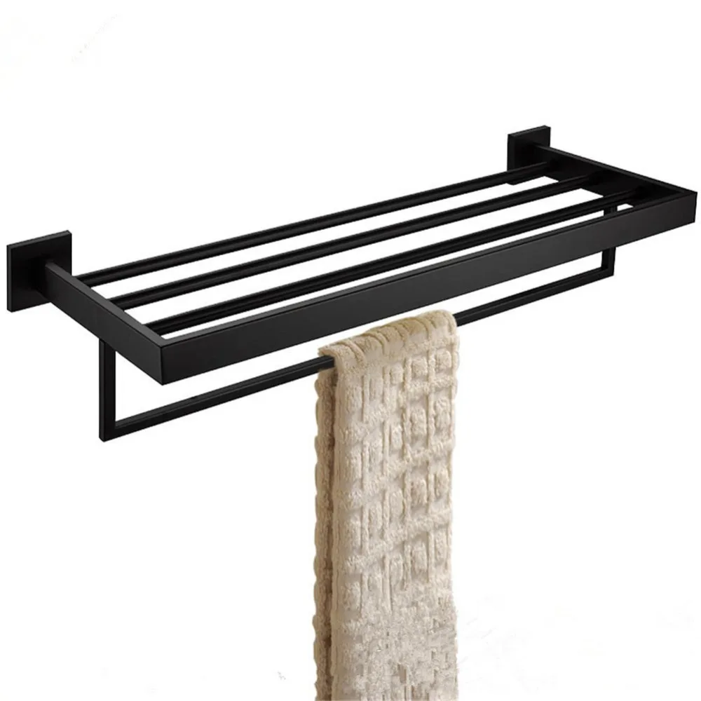 Leyden 304 Stainless Steel Black Bathroom Bath Towel Racks Double-layered Towel Bars Towel Shelf Bathroom Accessory
Leyden 304 Stainless Steel Black Bathroom Bath Towel Racks Double-layered Towel Bars Towel Shelf Bathroom Accessory