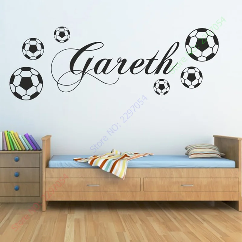 New PERSONALIZED FOOTBALL wall sticker sports boys name bedroom footballer art vinyl Wall Sticker For Kids Rooms Decoration
New PERSONALIZED FOOTBALL wall sticker sports boys name bedroom footballer art vinyl Wall Sticker For Kids Rooms Decoration