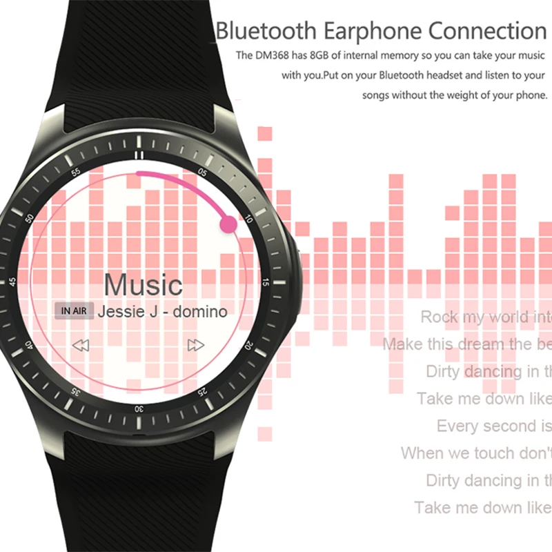 Classic Smart Watch 3G WIFI GPS DM368 Smartwatch 1.39" Android 5.1 MTK6580 Quad Core Heart Rate Wrist Phone PK LF16 LEM4 | Электроника