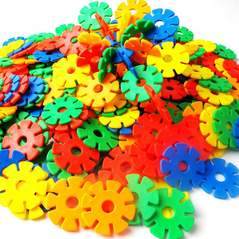 100PCS Set Plastic Snowflake Building Blocks Creative Children DIY Toys Educational Snowflake Blocks Toys XQ12
100PCS Set Plastic Snowflake Building Blocks Creative Children DIY Toys Educational Snowflake Blocks Toys XQ12