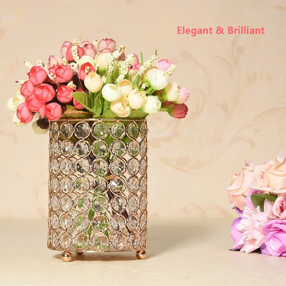 Glass Candle Tealight Holders Vintage Crystal Vases for Wedding Table Centerpieces Stand Home Holiday Decoration Brush Pot
Glass Candle Tealight Holders Vintage Crystal Vases for Wedding Table Centerpieces Stand Home Holiday Decoration Brush Pot