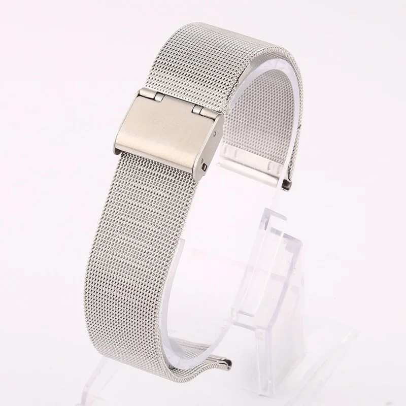 Universal Stainless Steel Metal Milanese Watchband Watch Band Strap Bracelet 12-24mm
Universal Stainless Steel Metal Milanese Watchband Watch Band Strap Bracelet 12-24mm