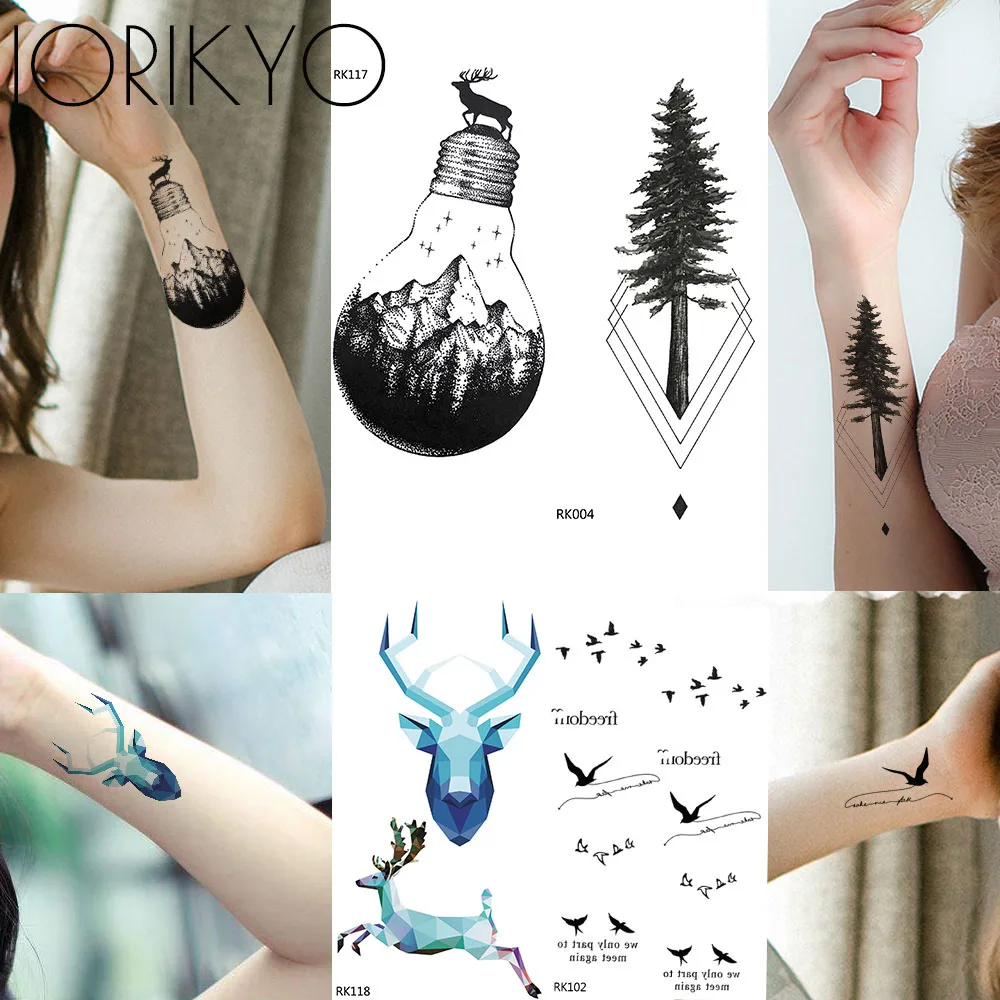 Little Birds Tattoo Stickers Women Arm Art Temporary Tattoo Blub Hill Men Geometric Pine Tree Water Transfer Moose Tatoos Wrist
Little Birds Tattoo Stickers Women Arm Art Temporary Tattoo Blub Hill Men Geometric Pine Tree Water Transfer Moose Tatoos Wrist