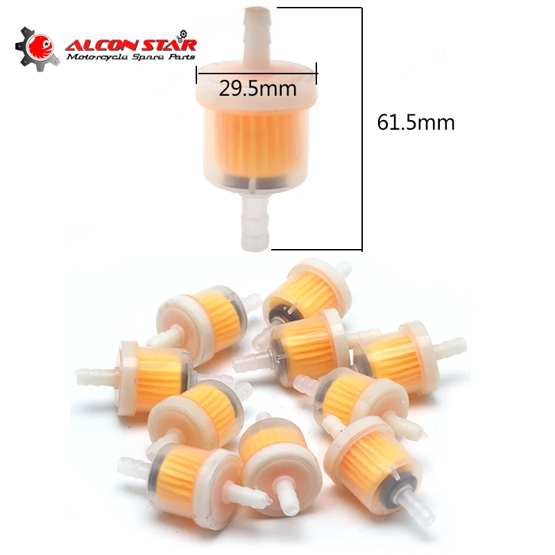 Alconstar- 10Pcs 6mm Hose Motorcycle Petrol Gas Fuel Gasoline Oil Filter for Scooter Motorcycle Moped Scooter Dirt Bike ATV UTV
Alconstar- 10Pcs 6mm Hose Motorcycle Petrol Gas Fuel Gasoline Oil Filter for Scooter Motorcycle Moped Scooter Dirt Bike ATV UTV