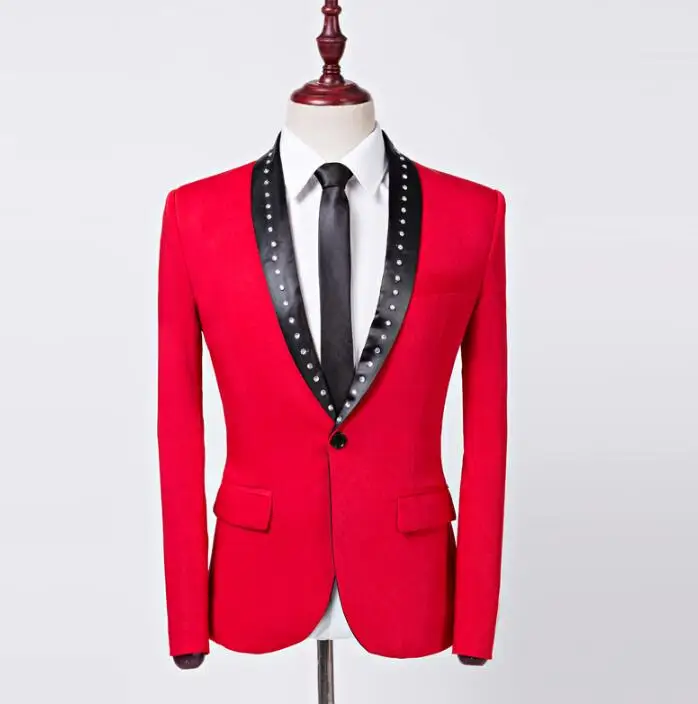 Red men diamond suits designs homme terno stage costumes for singers men blazer dance clothes jacket star style dress punk
Red men diamond suits designs homme terno stage costumes for singers men blazer dance clothes jacket star style dress punk