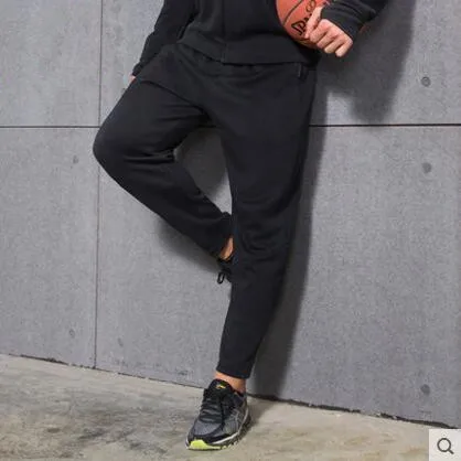 Outdoor men training sports running jogging basketball gym cotton pants exercise fitness elastic waist sweatpants long trousers
Outdoor men training sports running jogging basketball gym cotton pants exercise fitness elastic waist sweatpants long trousers