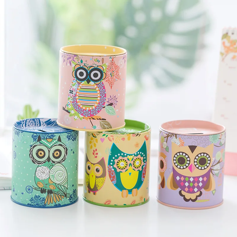 Cute Kawaii Owl Pen Holder Metal Cartoon Round Desk Stationery Pencil Coin Multi Box Storage for Kids Boys Girls School Supplies
Cute Kawaii Owl Pen Holder Metal Cartoon Round Desk Stationery Pencil Coin Multi Box Storage for Kids Boys Girls School Supplies