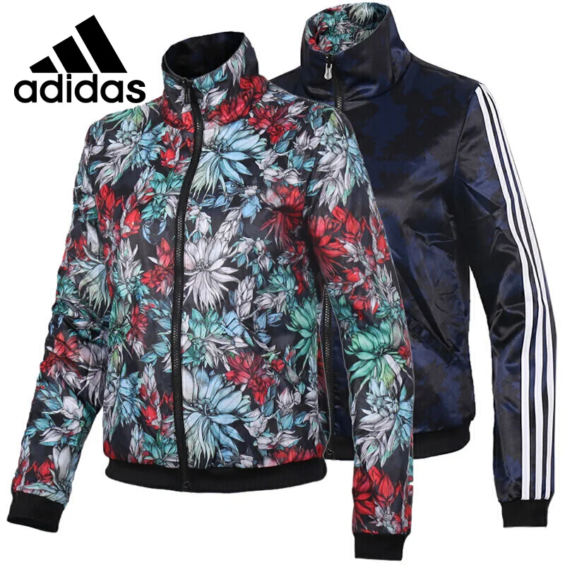Оригинальное Новое поступление Женская двусторонняя куртка с капюшоном Adidas W VDAY