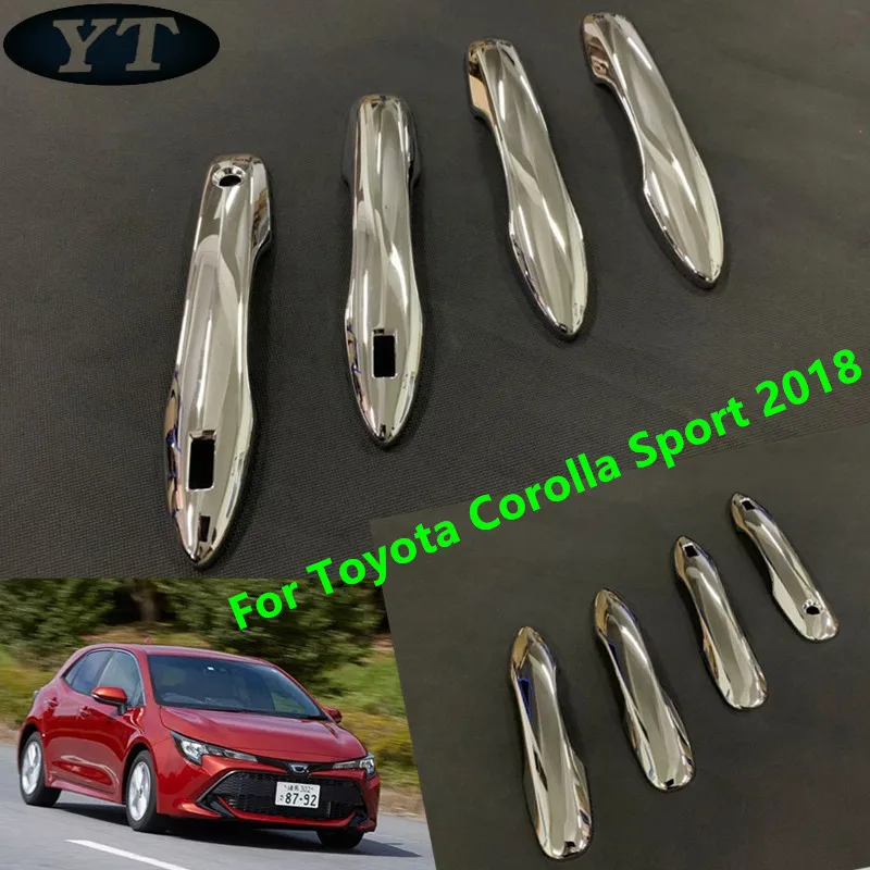 Auto chrome accessories,door handle cover trim For Toyota Corolla Sport 2019 ,ABS chrome,car accessories
Auto chrome accessories,door handle cover trim For Toyota Corolla Sport 2019 ,ABS chrome,car accessories