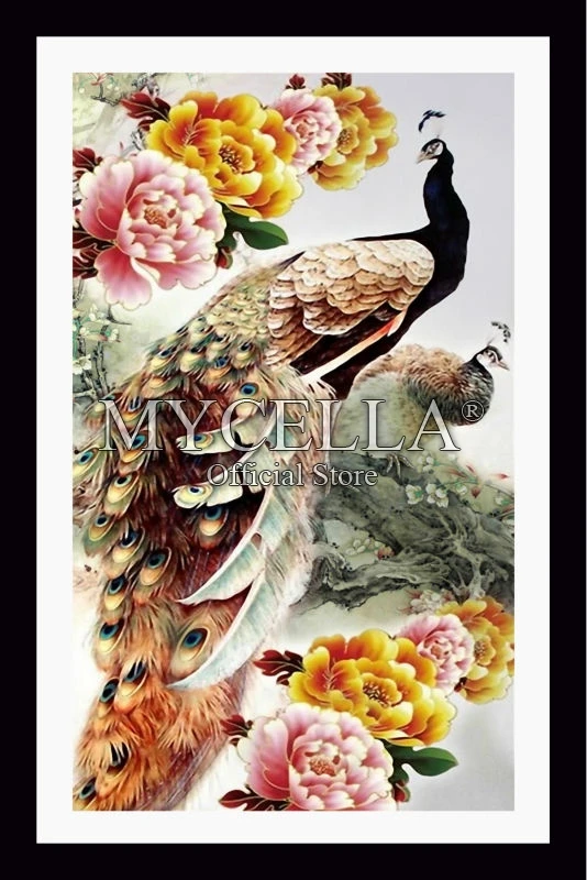 Home Decoration 5D Diy Diamond Painting Cross Stitch Peacock Peony Diamond Embroidery Crystal Full Round Diamond Mosaic Pictures
Home Decoration 5D Diy Diamond Painting Cross Stitch Peacock Peony Diamond Embroidery Crystal Full Round Diamond Mosaic Pictures