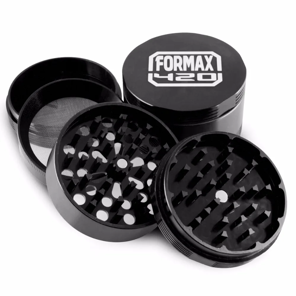 Formax420 62mm Aluminum 4 Layers Herb Grinder with Pollen Catcher &Free Scraper 3 Colors Available
Formax420 62mm Aluminum 4 Layers Herb Grinder with Pollen Catcher &Free Scraper 3 Colors Available
