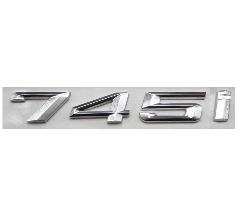 Chrome Shiny Silver ABS Number Letters Words Car Trunk Badge Emblem Letter Decal Sticker for BMW 7 Series 745i
Chrome Shiny Silver ABS Number Letters Words Car Trunk Badge Emblem Letter Decal Sticker for BMW 7 Series 745i