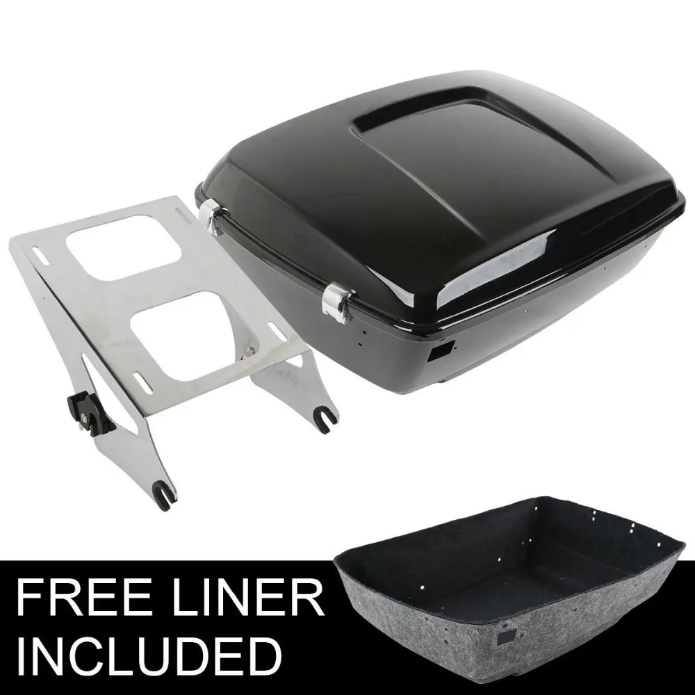 Motorcycle King Pack Trunk & Mount Rack For Harley Tour Pack Touring Road King Electra Glide Road Glide 2014-2022 2019 2018 2017
Motorcycle King Pack Trunk & Mount Rack For Harley Tour Pack Touring Road King Electra Glide Road Glide 2014-2022 2019 2018 2017