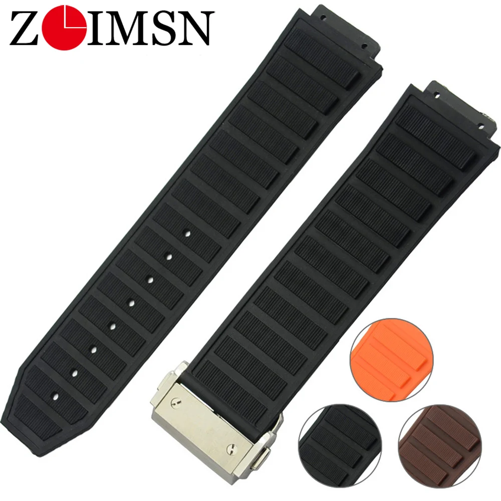 ZLIMSN Rubber watch band For Hublot 29mm/19mm Black Diver SiliconeMen Watchbands Top Brand Watch Strap
ZLIMSN Rubber watch band For Hublot 29mm/19mm Black Diver SiliconeMen Watchbands Top Brand Watch Strap