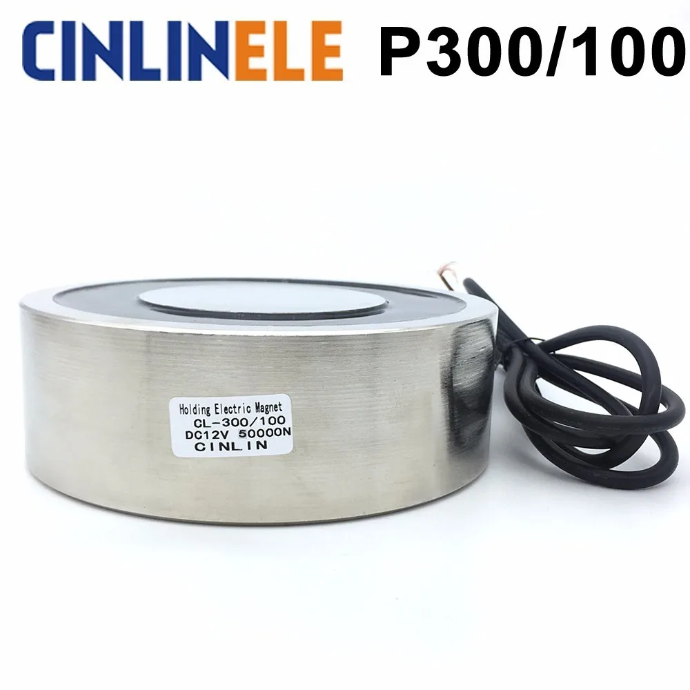 D300mm*H100mm 5000KG/50000N Holding Electric Magnet Lifting Solenoid Sucker Electromagnet DC 6V 12V 24V Non-standard custom
D300mm*H100mm 5000KG/50000N Holding Electric Magnet Lifting Solenoid Sucker Electromagnet DC 6V 12V 24V Non-standard custom