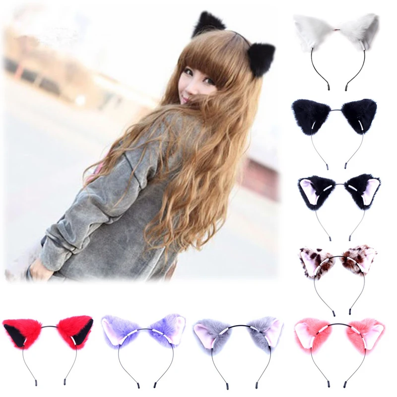 Hot Women Girls Cat Ears Headbands Hair Bands Fashion Fox Plush Headwear Soft Plush Bezel Party Hair Accessories
Hot Women Girls Cat Ears Headbands Hair Bands Fashion Fox Plush Headwear Soft Plush Bezel Party Hair Accessories