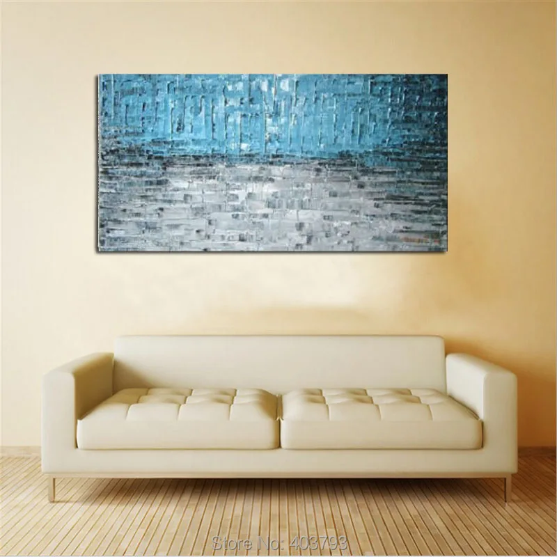Modern Hand abstract Large Wall Decor Oil Painting On Art Canvas home decoration blue style (no framed)
Modern Hand abstract Large Wall Decor Oil Painting On Art Canvas home decoration blue style (no framed)