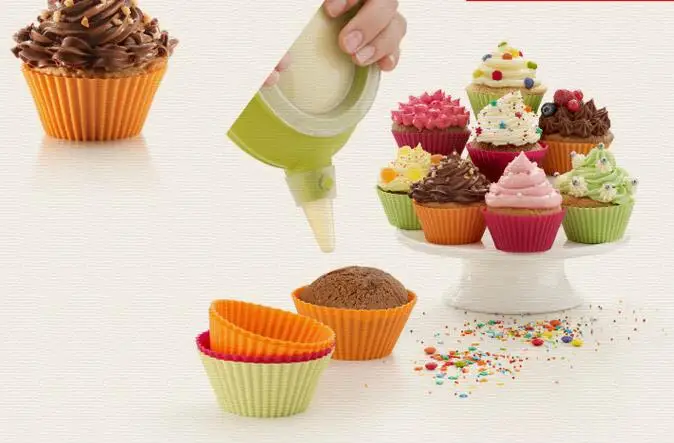 New Arrive 5cm Silicone Cupcake liner Cake Chocolate Cake Muffin Liners Pudding Jelly Baking Cup Mold
New Arrive 5cm Silicone Cupcake liner Cake Chocolate Cake Muffin Liners Pudding Jelly Baking Cup Mold