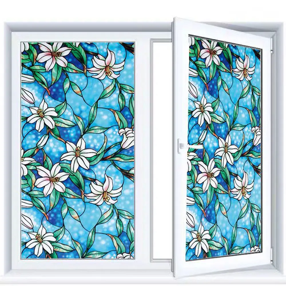 Length 200cm Stained Privacy Window Sticker orchid Glass Film Static PVC Glue-free Opaque bathroom Home Decorative Window film
Length 200cm Stained Privacy Window Sticker orchid Glass Film Static PVC Glue-free Opaque bathroom Home Decorative Window film